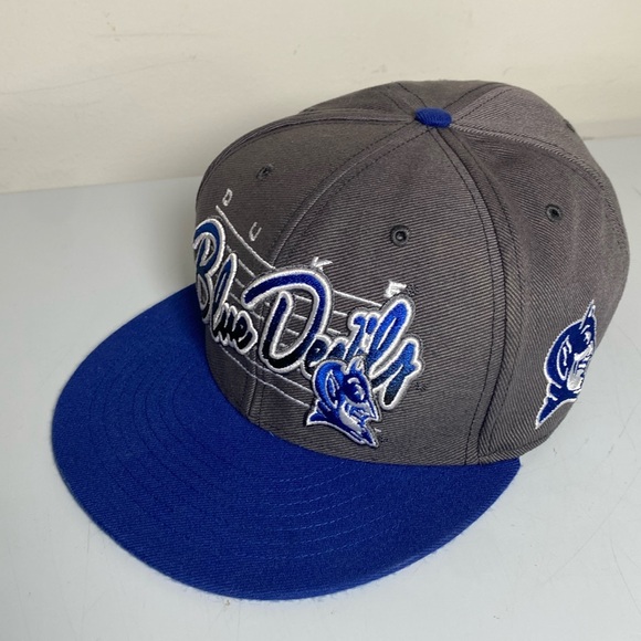 Duke University 47 Brand SnapBack Hat Gray Blue Brim Adjustable Men’s One Size - Picture 4 of 12